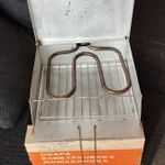 Alig használt igazi retro melegszendvics mini-grillsütő 1990-ből eredeti dobozával SZOVJET!KÁBEL fotó