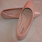 Púder rózsaszín balerinacipő ÚJ fotó