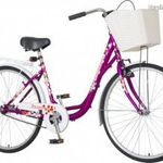 Venssini Diamante 26 lila női városi kerékpár fotó