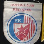 Sport- és iskolai zászlók - Crvena Zvezda szerb kézilabda fotó
