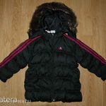 Adidas szép, meleg, téli, toll kislány kabát 3-4 fotó