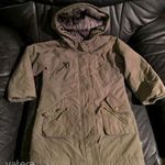 BALANCE NOIR BGJK - WOLF khaki lányka hosszú kabát parka átmeneti kabát 104-110 fotó