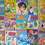 Vegyes képregény csomag (2) (24db) Góliát, Mickey Mouse, Bobo, Sailor Moon, Nils Holgersson fotó