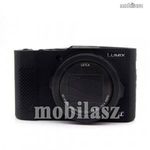 Szilikon védő tok Panasonic LX10 fényképezőgéphez - csúszásgátló - FEKETE fotó
