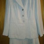 38-40-es női elegáns szürke pamutjersey kosztüm fotó