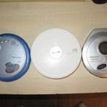 3db Discman CD Lejátszó Mp3-asok hibásak egyben Panasonic Philips Orion fotó