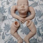 Daphné (Realborn) reborn baba, festetlen kit, eredetiség igazolással fotó