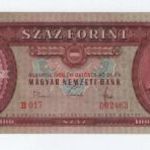 1968 100 forint - nagy aláírás UNC fotó