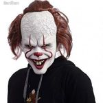 Pennywise Stephen King's IT / Az - felvehető horror élethű bohóc maszk jelmez ÚJ készleten fotó