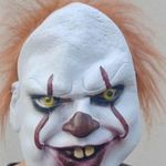 Halloween Pennywise (Krajcáros) nevű Bohóc maszk álarc farsangi jelmez kiegészítő KÉSZLETEN fotó
