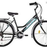 Biketek Oryx női City kerékpár fekete-kék fotó