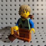 LEGO Castle - Peasant - Paraszt, vízhordó figura - ÚJ fotó