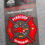 Kártyanaptár - Pyrocoop tűzvédelmi Kft. - 2023. kinyitható (V15) fotó