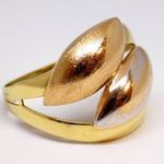 Tricolor arany gyűrű (ZAL-Au 112006) fotó
