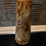 váza ismeretlen öntvény (talán zsírkő) 26 cm fotó