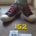 (152.) Converse cseresznye mintás, alacsony szárú tornacipő 39-es, használt fotó
