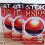 TDK HS E-195 VHS kazetta 3db Új! Bontatlan! fotó