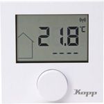 Kopp Free Control Vezeték nélküli termosztát Tiszta fehér (RAL 9010) fotó