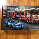 Lego Technic 42098 Autószállító kamion + sportkocsi dobozával, leírással fotó