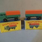 Régi matchbox Mercedes Truck és Trailer dobozok viseletesek =90= fotó