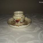 Zsolnay porcelán gyertya és hamutartó pillangós mintával 2db-os fotó
