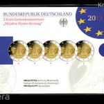 Németország emlék 5 x 2 euro 2013 PP - Élysée-szerződés - hivatalos kiadás, bontatlan! - #2 fotó