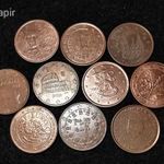 5 Euro cent - lot - 10db különböző fotó