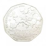 Ausztria, 5 euro 2004 - Európai Unió bővítése UNC, 10g800 fotó