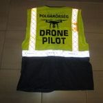 Polgárőrség Drone Pilot - drón pilóta mellény / fénymellény / láthatósági mellény fotó