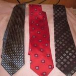 3.db. mintás nyakkendő, selyemből, márkás darabok fotó
