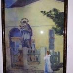 Gulácsy Lajos, gyönyörű antik festmény, 1 forintról, minimálár nélkül. fotó
