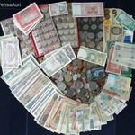 Érme és bankjegy gyűjtemény ezüstökkel! Magyar, külföldi! USA 25c, pengő, prospektus, emlékérme stb. fotó