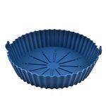 Forma, forrólevegős sütőhöz- kék fotó