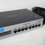 HP ProCurve 1700-8 J9079A 8 portos (7x 100Mbps, 1x 1Gbps) menedzselhető switch fotó