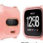 Fitbit Versa, Fitbit Versa Lite, Okosóra szilikontok, Rózsaszín - ACCMOBILE fotó