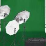 Fotóstúdió-felszerelés lámpákkal és háttérrel - vidaXL fotó