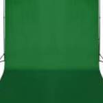 Zöld háttértartó állványrendszer 500 x 300 cm - vidaXL fotó
