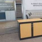 Steelcase rolós szekrény, belül polcos - minőségi, használt irodabútor fotó