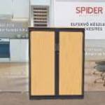 Steelcase rolós szekrény, polcos - 132x100 cm, használt irodabútor fotó