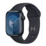 Apple Watch Series 9 GPS 41 mm éjfekete alumíniumtok - éjfekete sportszíj - S/M fotó
