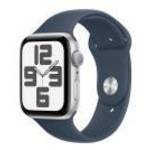 Apple Watch SE (2023) GPS 40mm ezüst alumíniumtok - viharkék sportszíj - M/L fotó