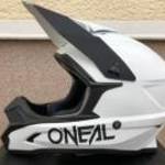 Új ONEAL 1 series Solid White, matt fehér MX, motocross, cross sisak, bukósisak eladó (S, M, L) fotó