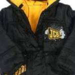 fekete meleg kapucnis dzseki 2-3 év/92-98 cm George JCB h: 43 cm fotó