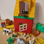 Lego duplo farm ház családi gazdaság boci kutya cica malac tyúk fotó