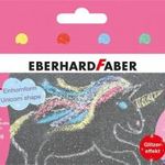 Aszfaltkréta készlet, EBERHARD-FABER "Unikornis", 6 csillámos szín fotó
