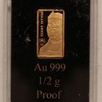 Arany Királyok aranyérem Au(.999) 0, 5g - Szent István fotó