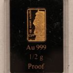 Arany Királyok aranyérem Au(.999) 0, 5g - Szent László fotó