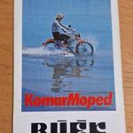 Komar Moped, Motorkerékpár, Kártyanaptár 1981 fotó