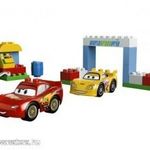 Lego Duplo Cars Verdák 6133 Race Day hiányzik a kék hordó fotó