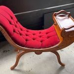 Ritka formájú neobarokk szék-fotel-pad 1 fiókkal fotó